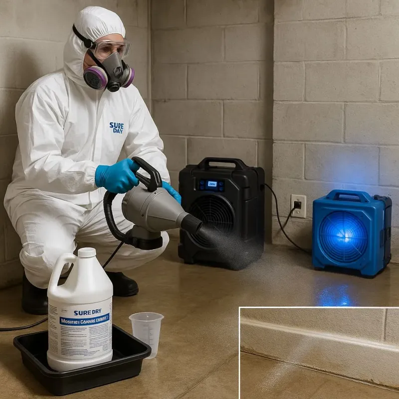 Sanitization and Odor Removal process in Hooverson Heights, WV