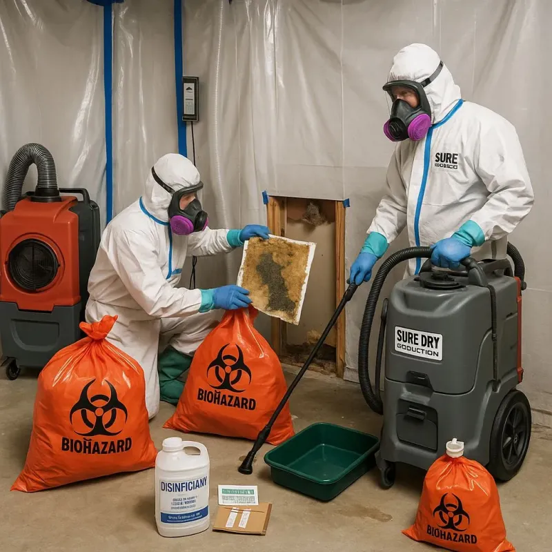 Contaminated Water Handling Protocols process in Hooverson Heights, WV